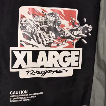 XLARGE 반팔 셔츠 그레이 백 프린트