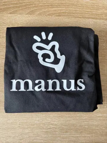 manus 블랙 T셔츠 L 사이즈