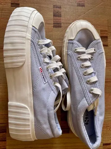 SUPERGA 스페루가 라벤더 로우컷 통굽 스니커즈 미사용 새상품