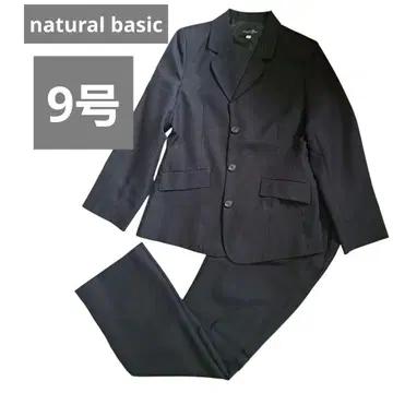 natural basic 블랙 수트 팬츠 수트 셋업 9호