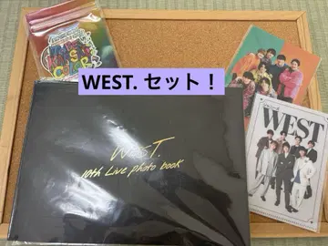 WEST. 라이브 사진 미니 클리어 파일 쇼베 간사이카라 스티커