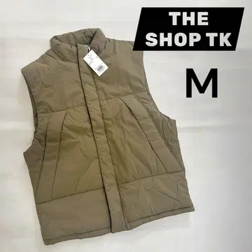 THE SHOP TK 충전솜 베스트 다운 베스트 남성용 M 베이지