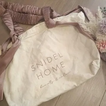 SNIDEL HOME 스나이델 홈 빅 토트백 크림