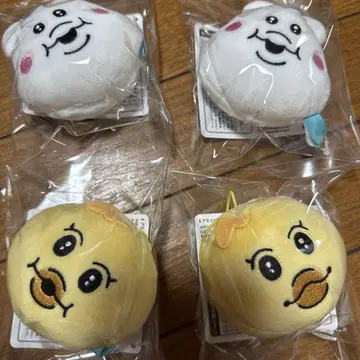 말랑말랑 페이스 마스코트 4개 세트