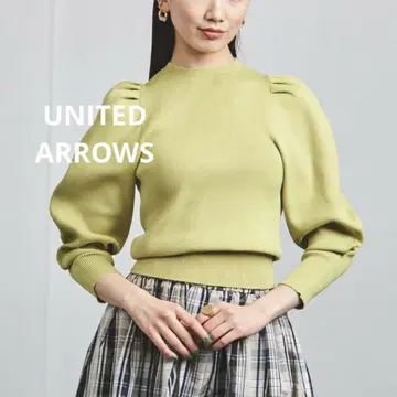 UNITED ARROWS 유나이티드 애로우즈/P 퍼프 슬리브 니트