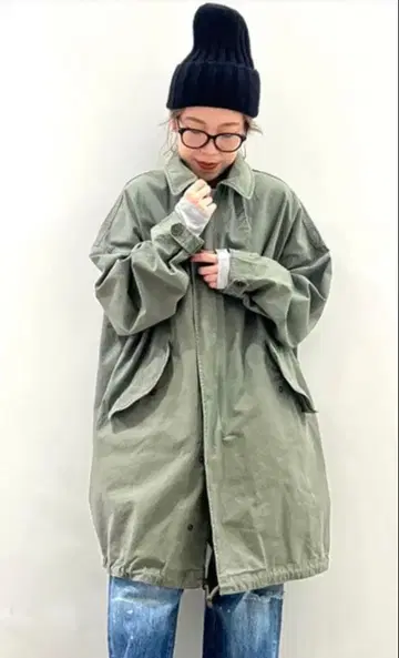 무라덕 밀리터리 코트