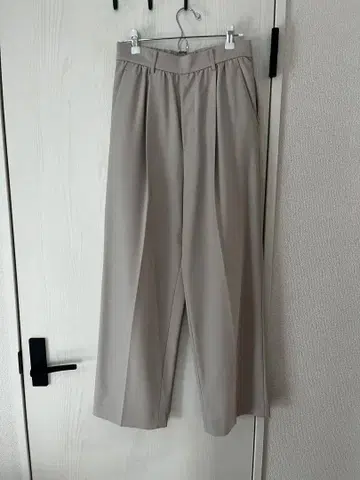 턱 와이드 댄디 팬츠