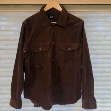 GAP 브라운 코듀로이 긴팔 셔츠 S