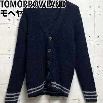 분위기 발군 TOMORROWLAND 모헤어 가디건 L 다크 네이비