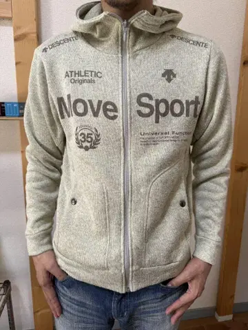 초레어 DESCENTE Move Sport 집업 후드티 니트