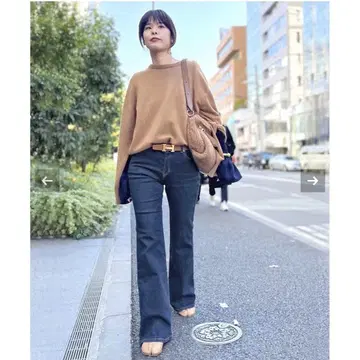 라빠르망 Indigo Stretch Flare Denim