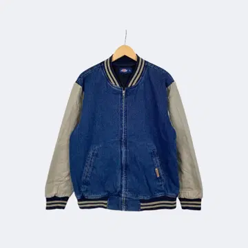 Dickies 디키즈 데님 바시티 자켓 소매 절개 스타디움 점퍼
