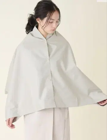 미사용품 선배리어 와이드 나가시카쿠(moku 아이보리)