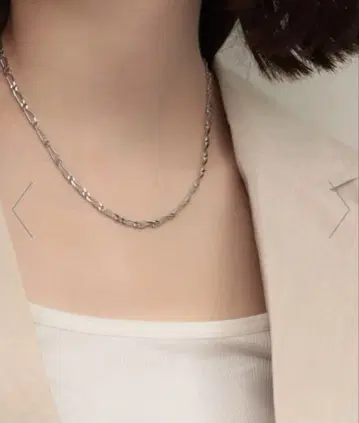 느와르 드 푸피 silver925 피가로 체인 목걸이