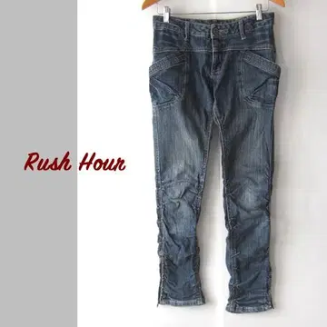 새상품급 Rush Hour/러쉬아워 쿠슈쿠슈 스키니 데님 M