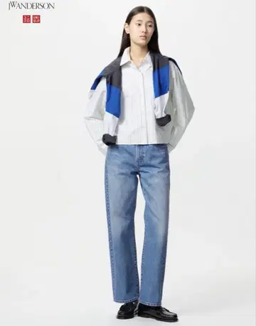 [ 미사용 새상품 ] JW ANDERSON 스트레이트 데님 25