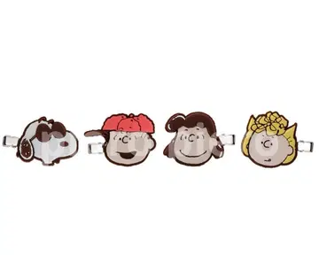 24// PEANUTS 캡슐 헤어 클립 2/4종