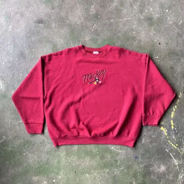 90s USA제 미키마우스 디즈니랜드 맨투맨