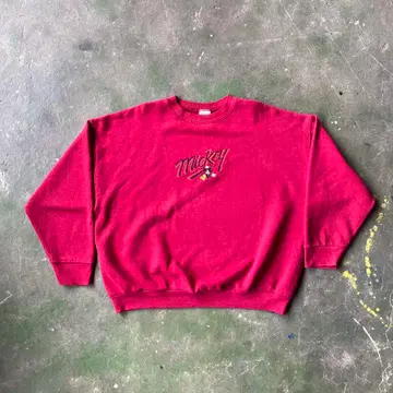 90s USA제 미키마우스 디즈니랜드 맨투맨