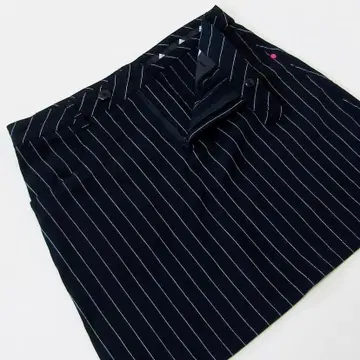 아디다스 스트라이프 골프 스커트 L 사이즈