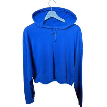 아디다스 크롭 후드티 후디 구제 의류 사이즈 M 파랑