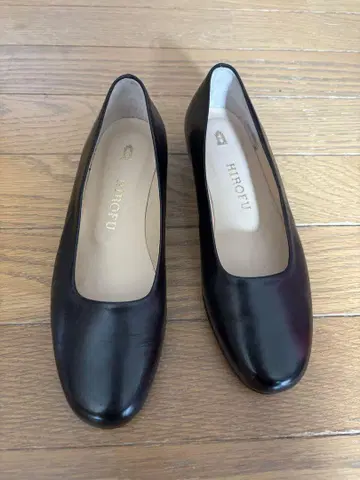 HIROFU 블랙 플랫슈즈