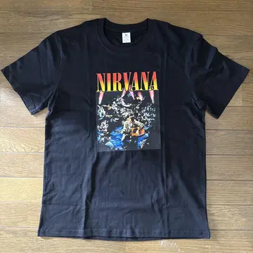새상품 닐바나 NIRVANA 티셔츠 블랙 XL