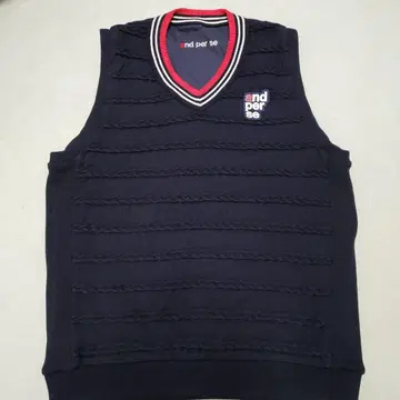 and per se [리버서블] 네이비 V넥 베스트
