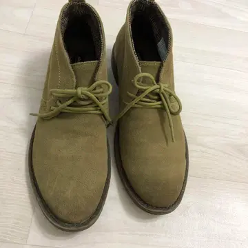 스테파노 로시 베이지 스웨이드 처카 부츠 24.5cm