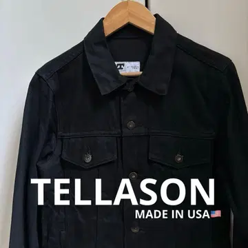 [ 새상품급! ] TELLASON (테라손) 블랙 데님 자켓 USA S