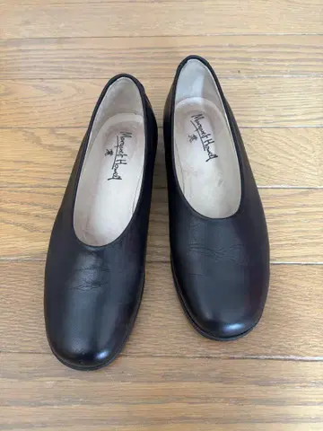 마가렛 호웰 가죽 신발 23cm 블랙