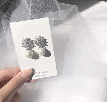 BRIDEME 브라이덜 귀걸이 큐빅 지르코니아 ZP-06
