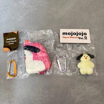 mojojojo 피규어 페이스 마스코트 파우치 병아리 3종 세트