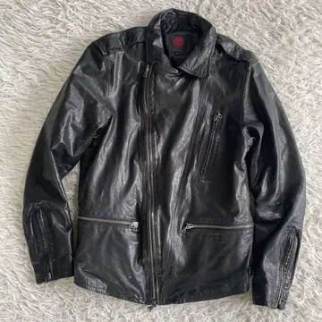 RETRO GRADE 염소 가죽 라이더스 오토바이 M