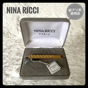 하자품 [ NINA RICCI ] 니나리치 골드 넥타이핀 택 케이스 포함