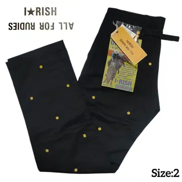 I RISH/아이리쉬/가죽 스마일리/블랙 팬츠/택 포함 새상품 2