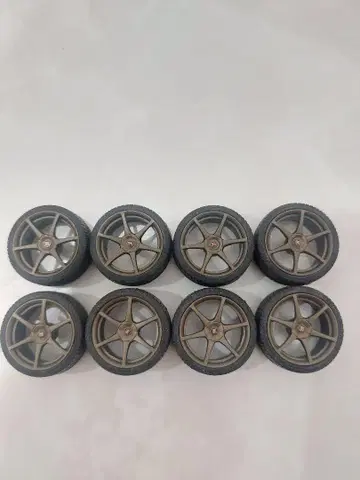 프라모델 휠 타이어 자동차 GT-R 아오시마