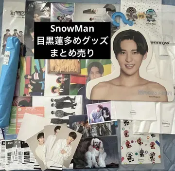 SnowMan 메구로 렌 행거 클리어 파일 포스터 묶음 판매