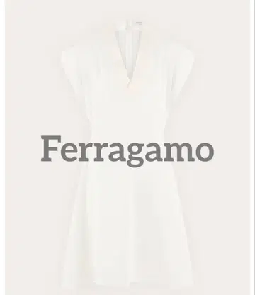 Ferragamo 슬리브리스 드레스