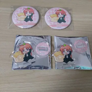 긴팔선생 마네키네코 콜라보 캔뱃지 미니 아크릴 스탠드 카무이