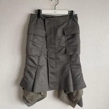 sacai 나일론 랩스커트