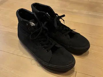 VANS 블랙 스니커즈 V38CL CVS US 10