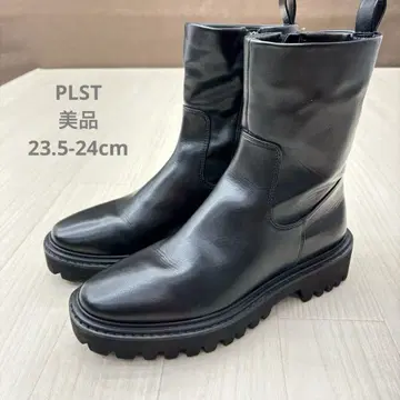 새상품급 PLST 플라스테 사이드 지퍼 트랙 밑창 부츠 M