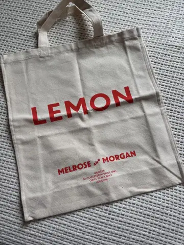 LEMON 프린트 토트백 Melrose and Morgan