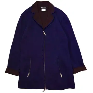 ESCADA 에스카다 더블 페이스 밀라노 리브 니트 자켓 38