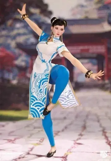 STAR MAN 1/6 피메일 파이터 화이트 블루 MS-011
