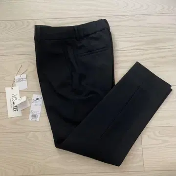 새상품 PLST 스틱 팬츠 코튼 블렌드 M 블랙
