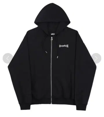 SUPPLIER 지퍼 후드티