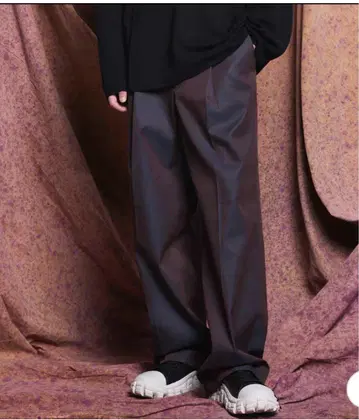 MaisonSpecial 수빈 코튼 원턱 와이드 팬츠