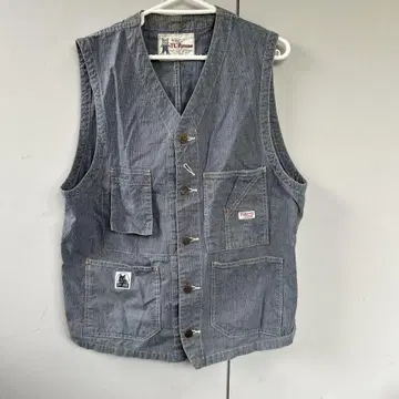 tcb jeans 스트라이프 베스트 4 포켓